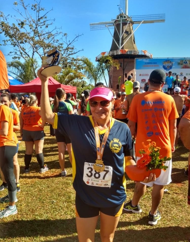 Bernadete foi vice-campeã no geral feminino