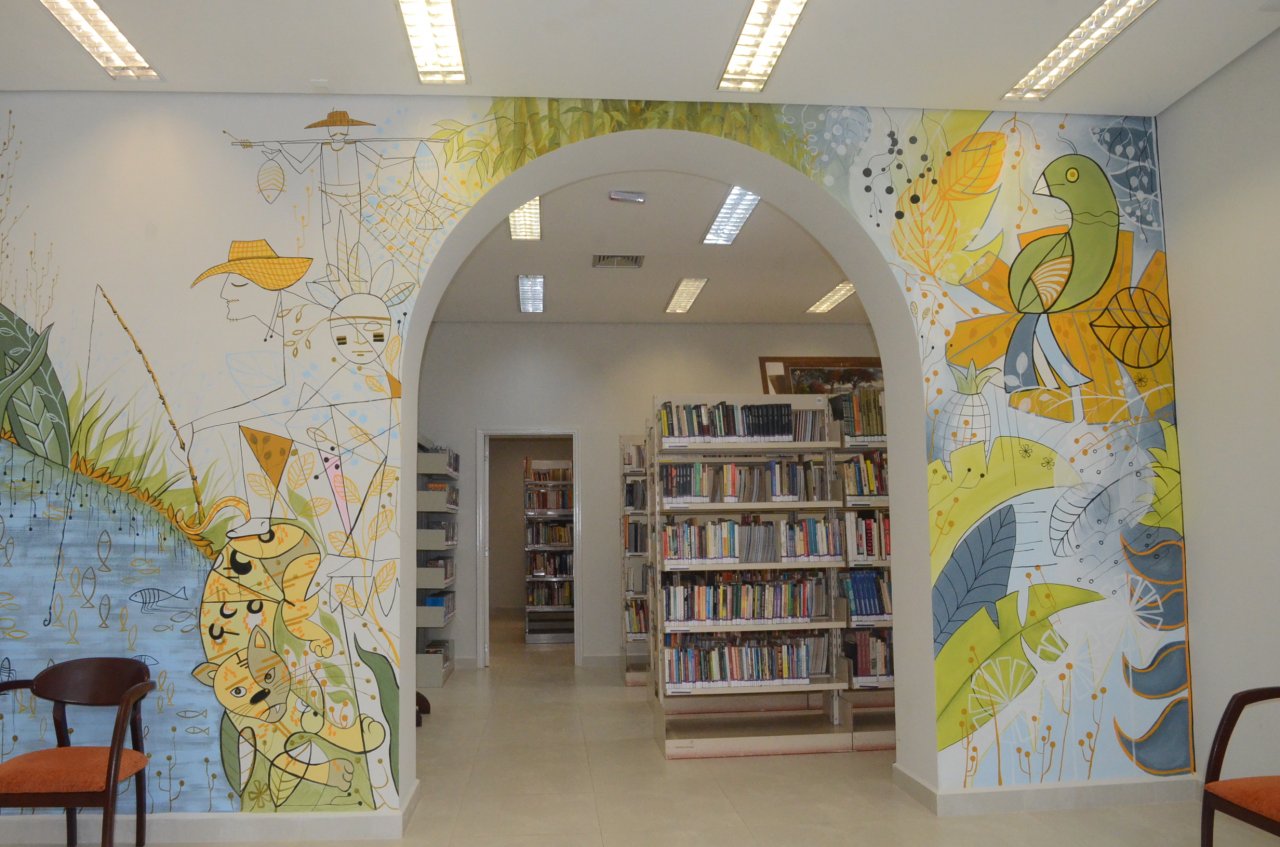 Espaço está preparado para receber o público