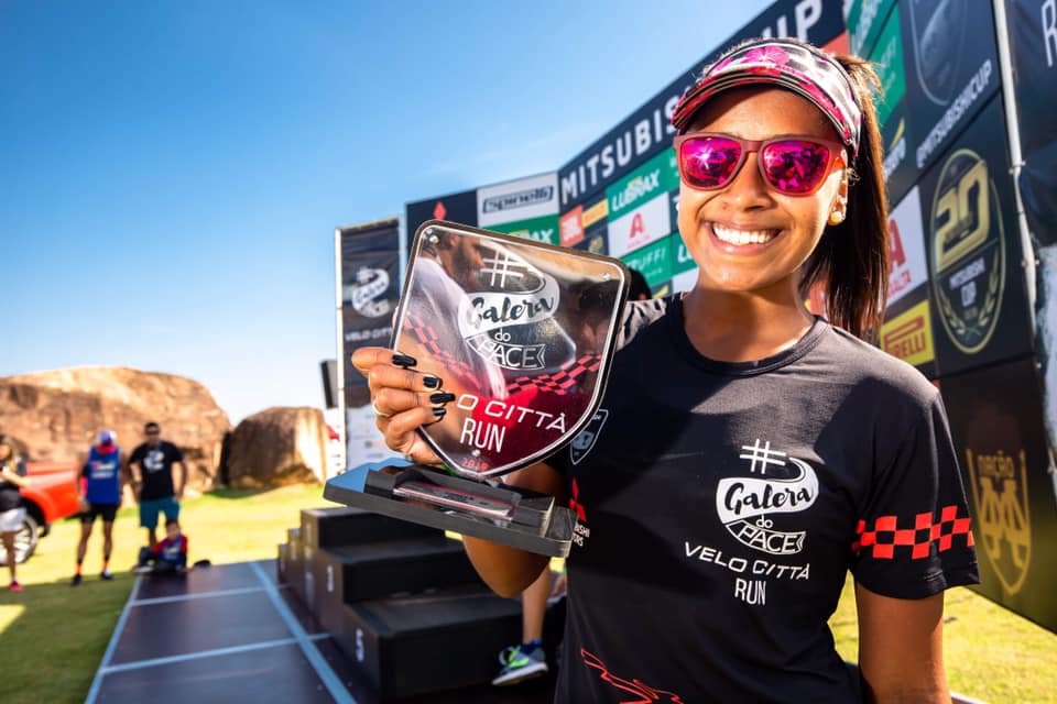 Mariana vem se superando a cada prova