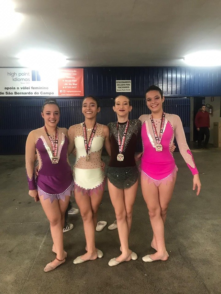 Ginastas representaram a cidade no Trofu So Paulo com conquistas positivas