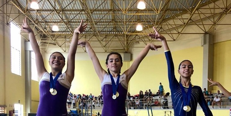 Letcia ficou com a medalha de bronze na competio