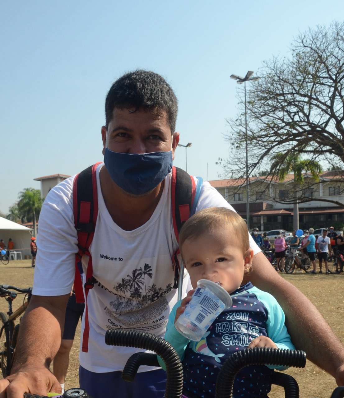 Sofia foi a participante mais nova do passeio (Foto Gislaine Mathias)