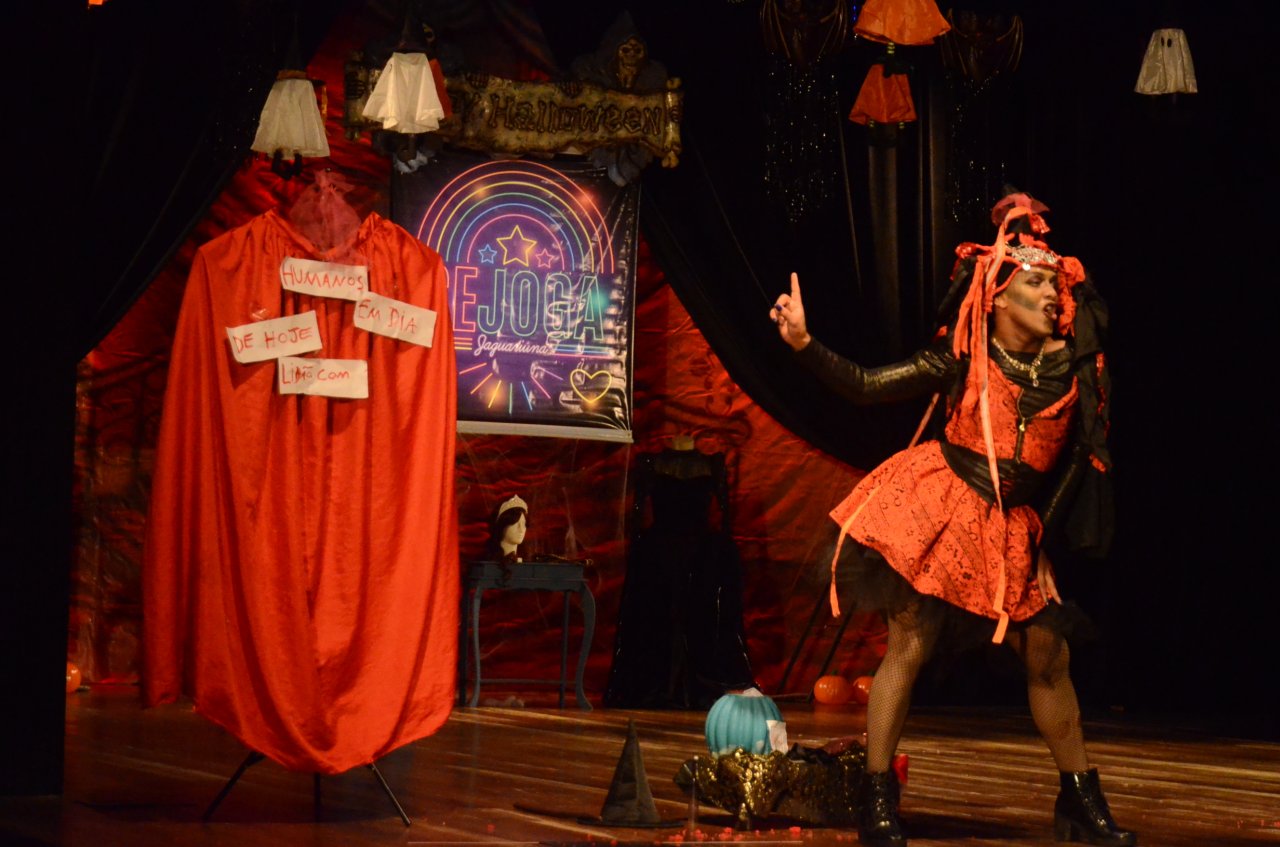 Caco venceu o festival no Teatro de Jaguariúna (Foto Gislaine Mathias)