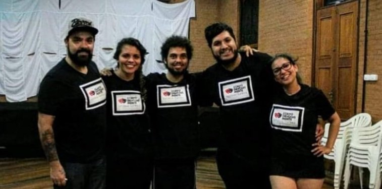 Integrantes do grupo de Artur Nogueira