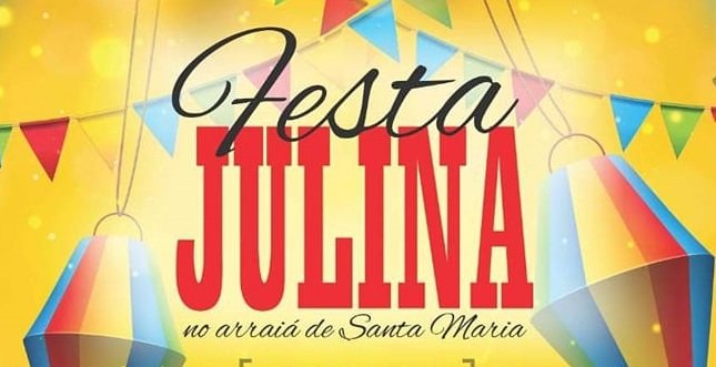 Banner de divulgação da festa