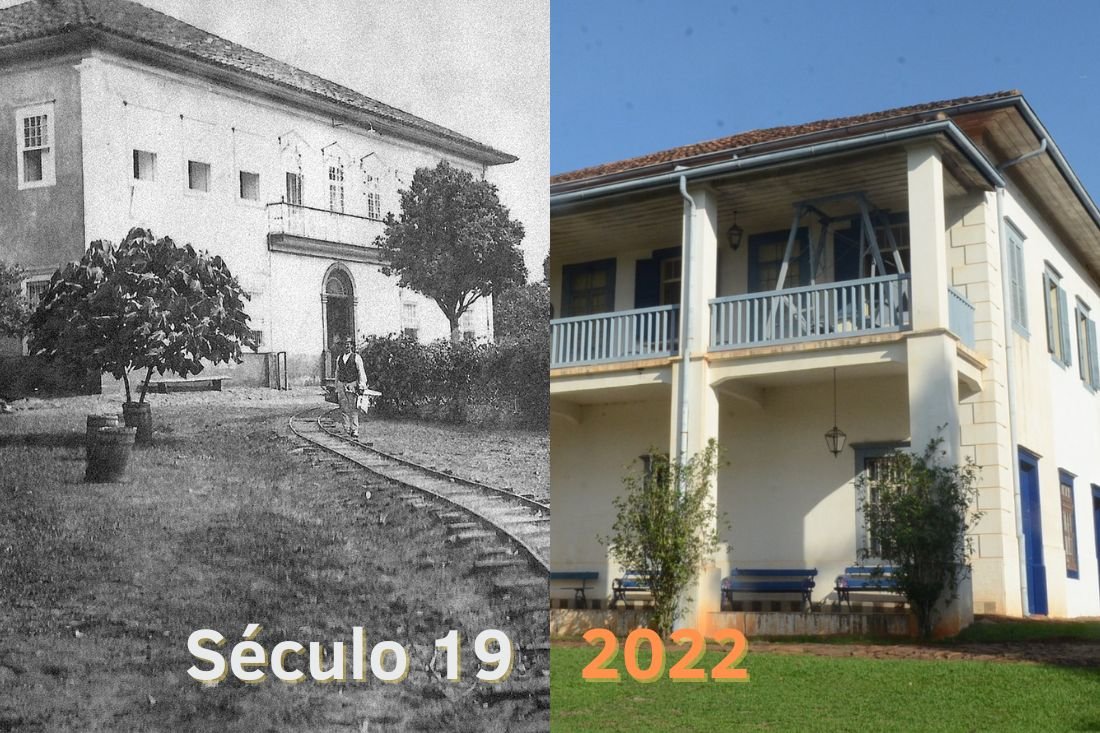 Sede da fazenda vem se mantendo preservada ao longo do tempo (Acervo família e foto Gislaine Mathias)