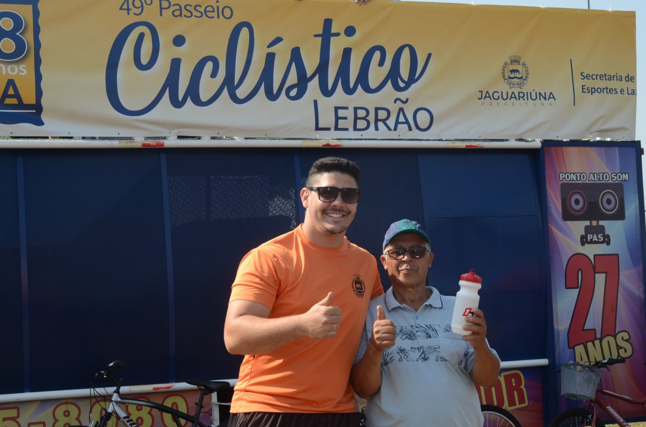 José foi o participante mais velho do passeio (Foto Gislaine Mathias)