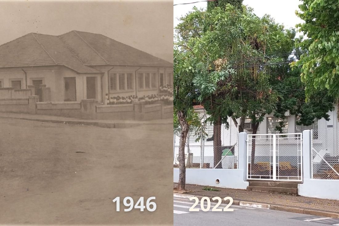 Antiga Escola Amâncio Bueno, de 1946, atual sede da Prefeitura, faz parte do hipercentro histórico (Acervo Casa da Memória)