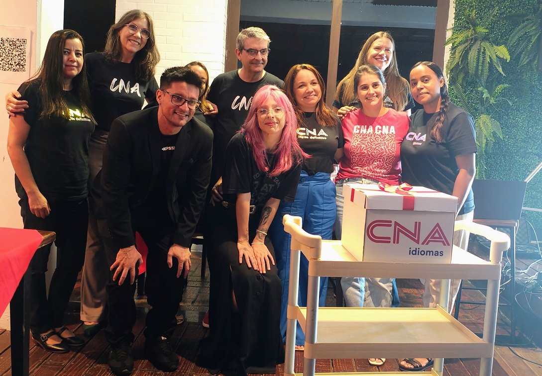 Equipe do CNA Jaguarina durante o evento de comemorao dos 15 anos