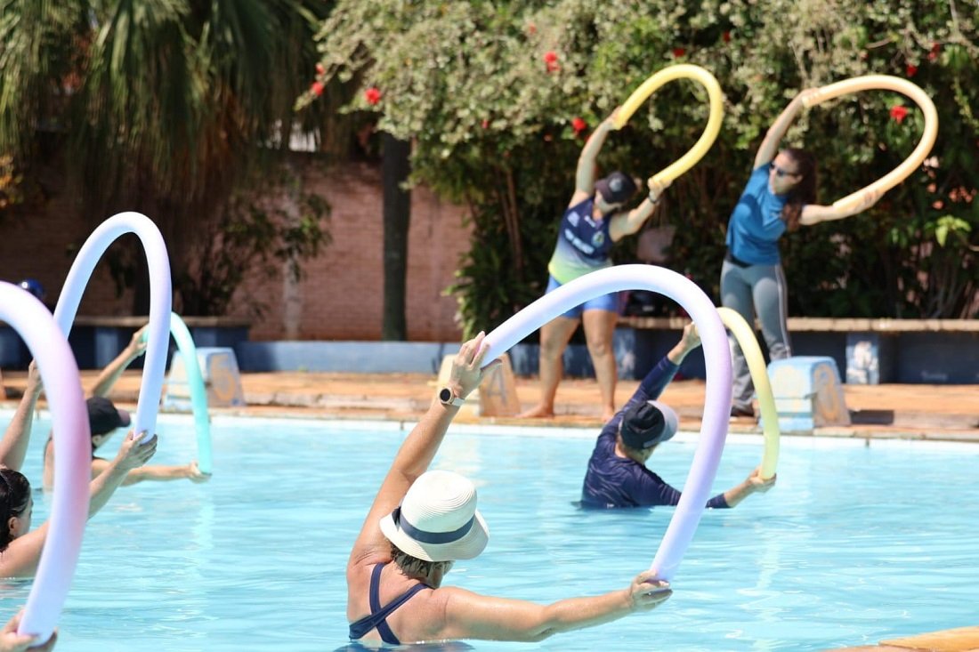 Aulas acontecem no Centro de Lazer