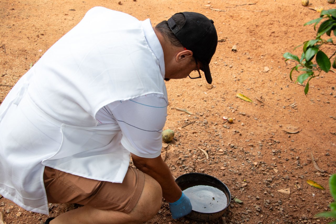 Mutiro da dengue continua visitando os bairros da cidade  (Foto Thiago Carvalho) 