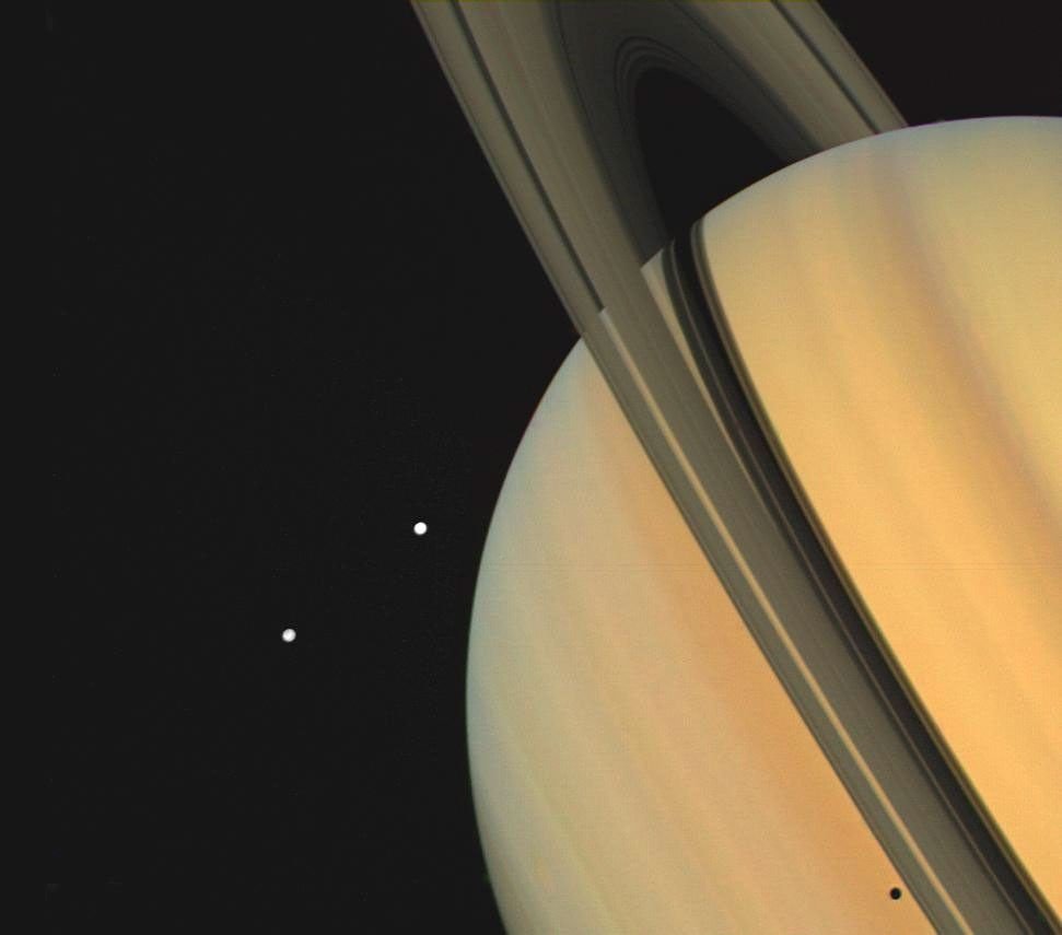 Imagem de Saturno (Planetário Nasa)