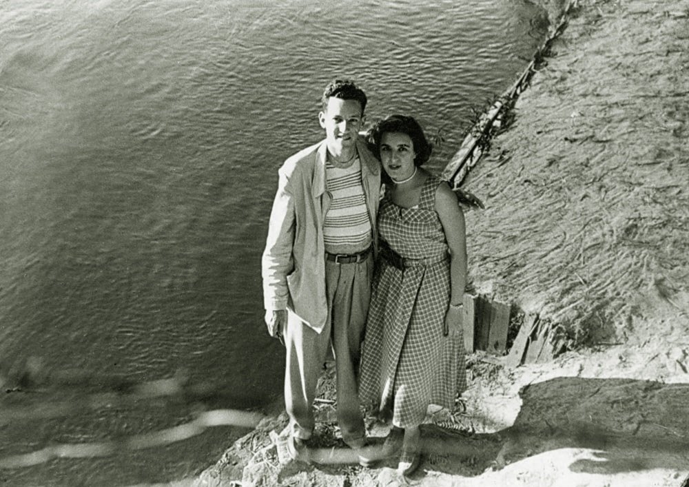 Dona Ik e o marido Darcy Machado de Souza