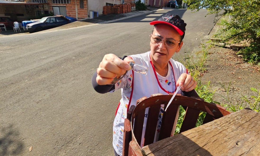 Agentes de sa�de identificam dez focos do mosquito (Foto divulga��o)