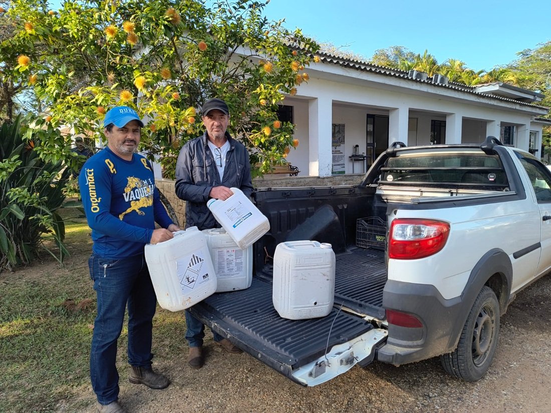 Departamento recebeu um total de 50 embalagens de agrot�xicos (Foto divulga��o)