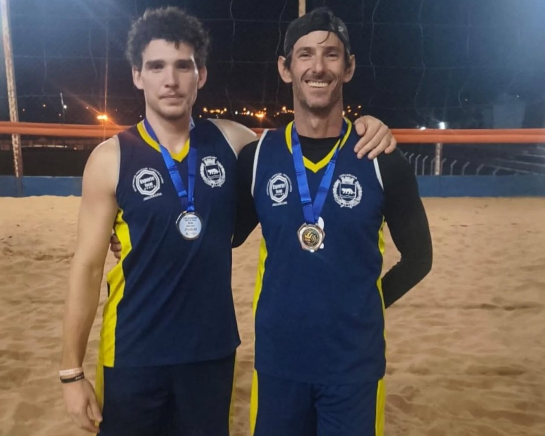 Dupla masculina ficou com o vice-campeonato na 1� etapa (Foto divulga��o)