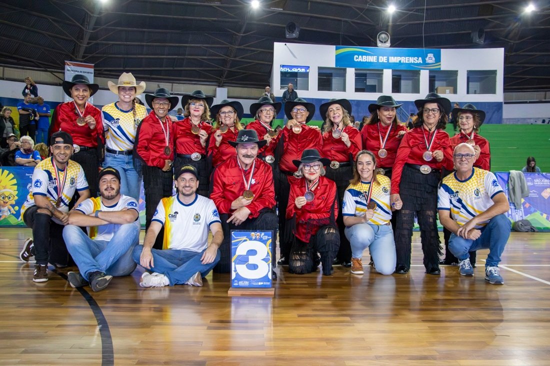 Coreografia foi um dos destaques da delegação (Foto Thiago Carvalho)