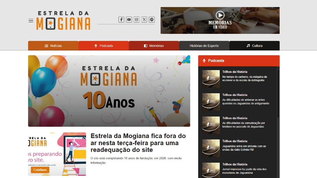 Imagem do site
