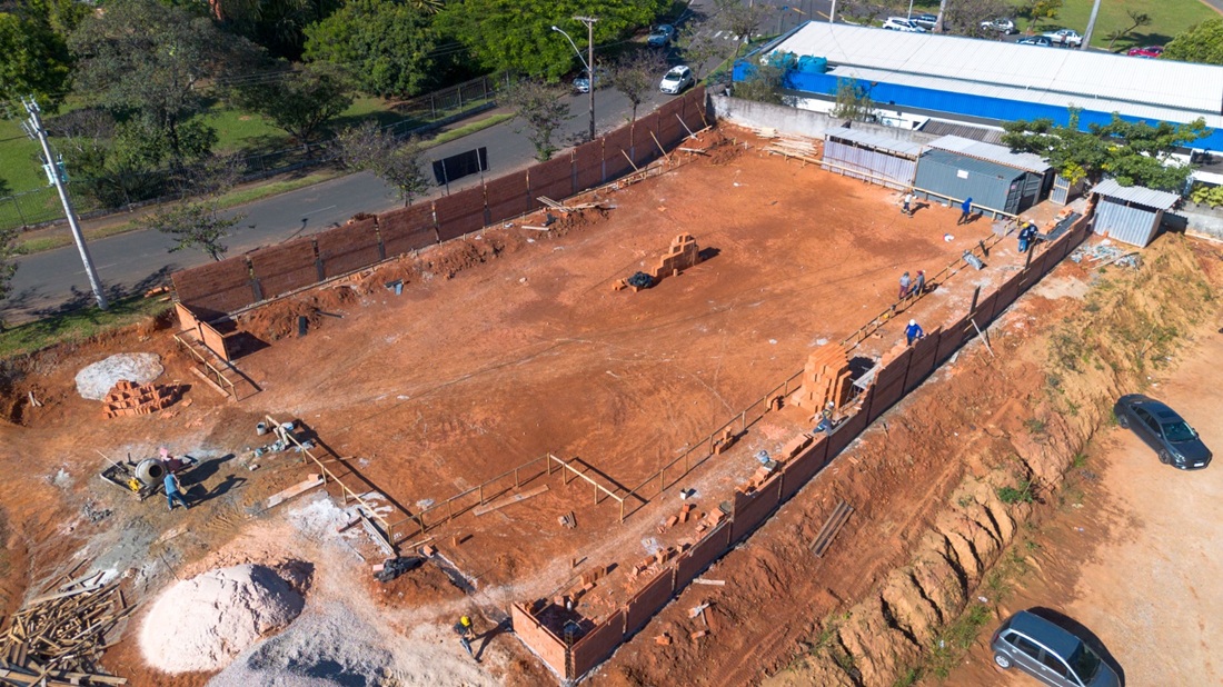 Construção já teve início (Foto Thiago Carvalho) 