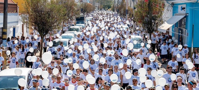A caminhada é promovida pelo Movimento Você e a Paz, com realização e patrocínio da Ypê (Foto divulgação)