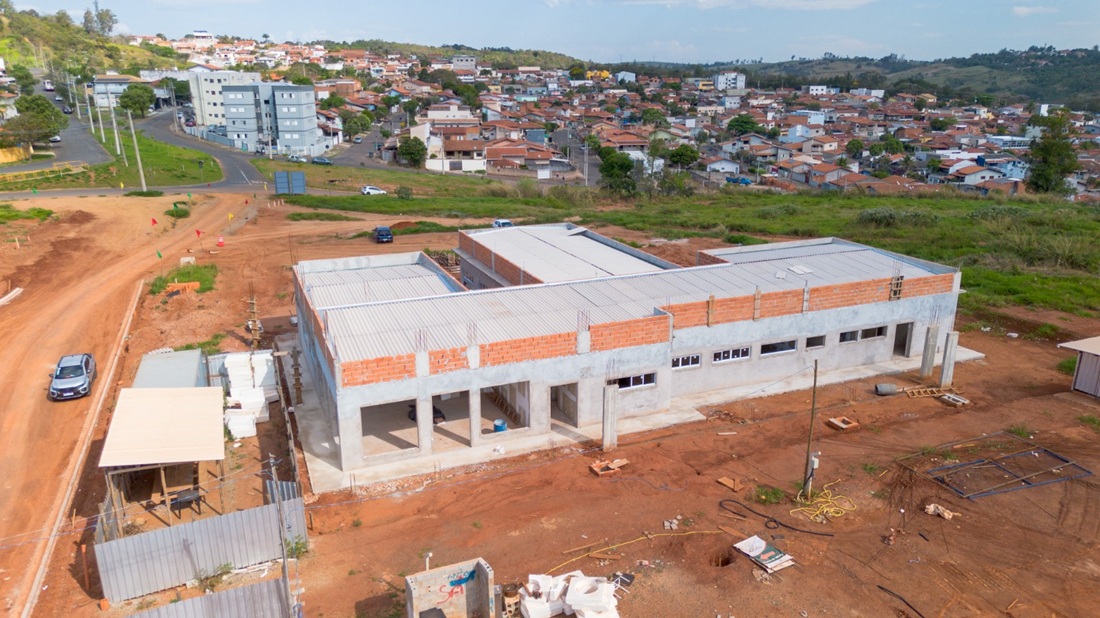 Nova Unidade de Saúde sendo construída (Foto Thiago Carvalho)