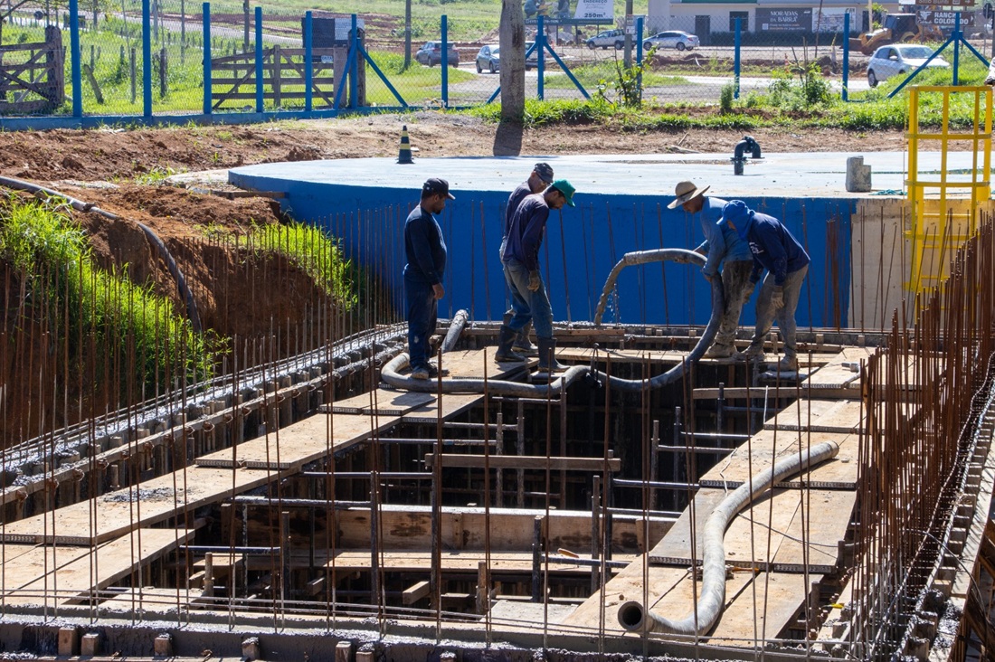 A estrutura será integrada ao sistema da nova Estação de Tratamento de Água Camanducaia (Foto Thiago Carvalho)