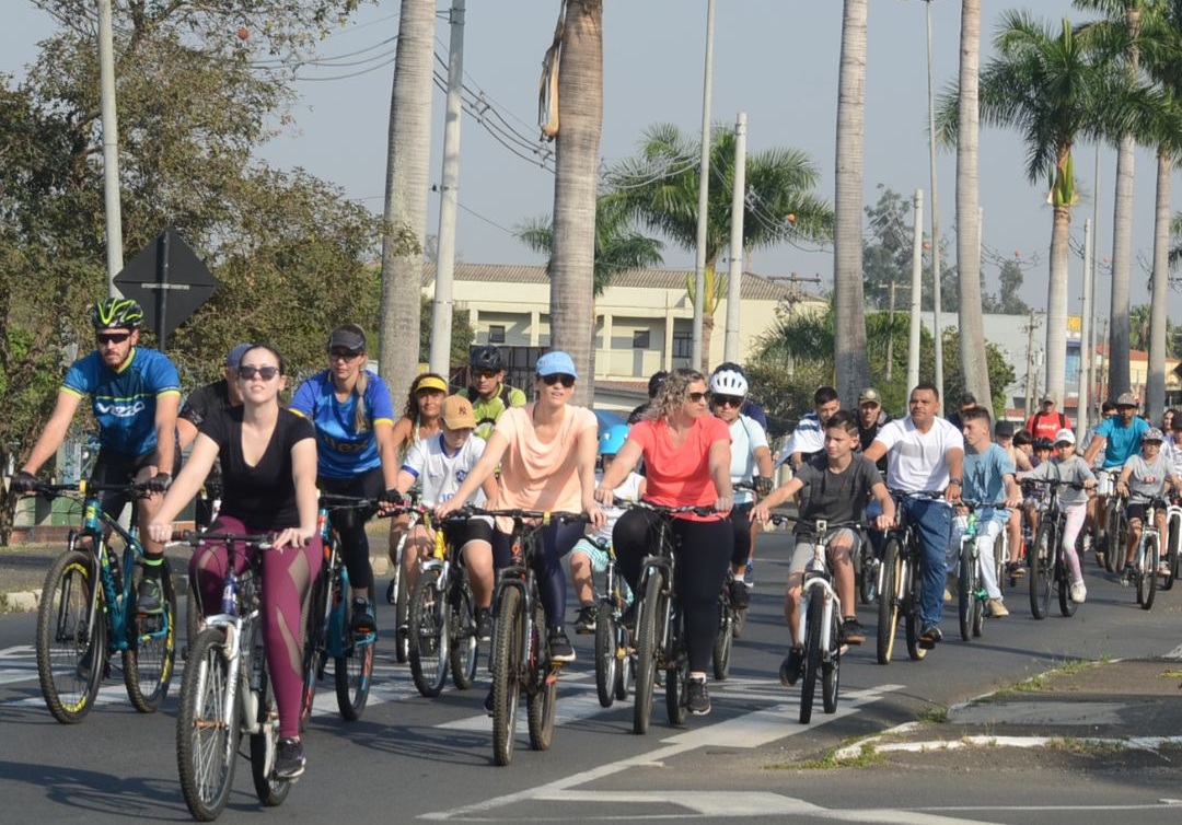 Passeio Ciclístico tem saída e chegada no Boulevard (Foto arquivo) 