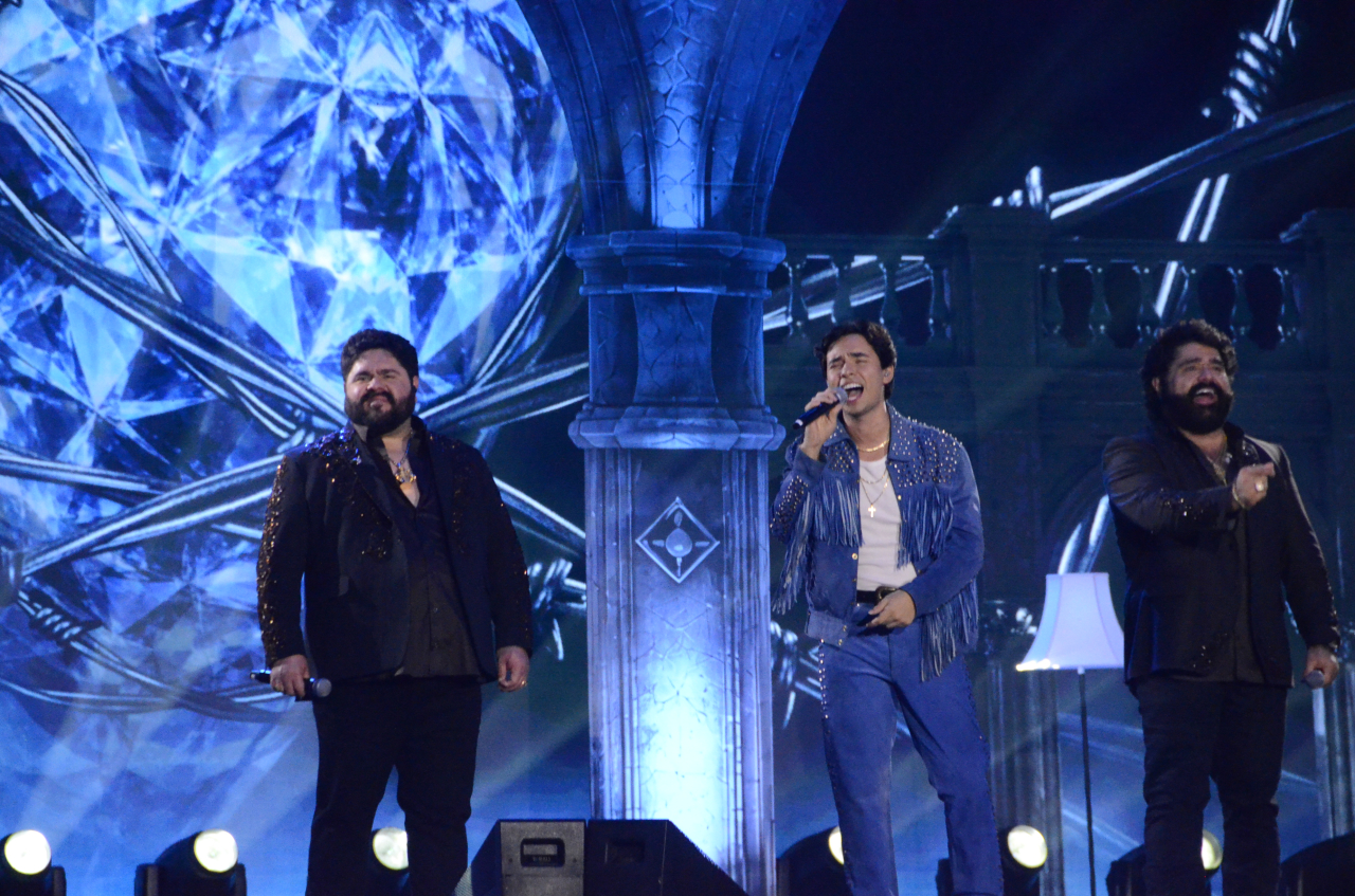 Sami Rico, filho de José Rico, fez uma participação especial no DVD (Foto Gislaine Mathias)
