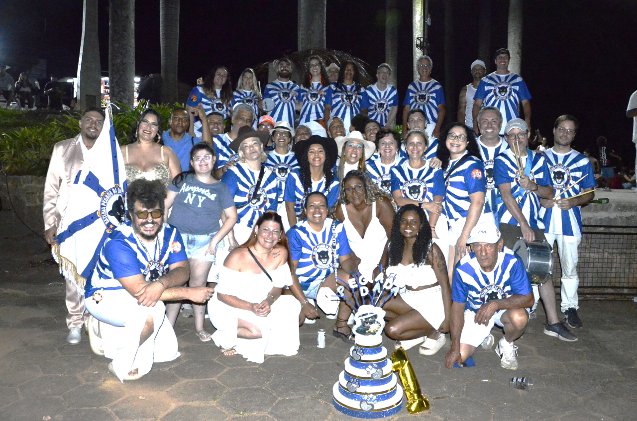 Bateria completa 1 ano de existência e se prepara para o Carnaval 2027 (Foto Gislaine Mathias) 
