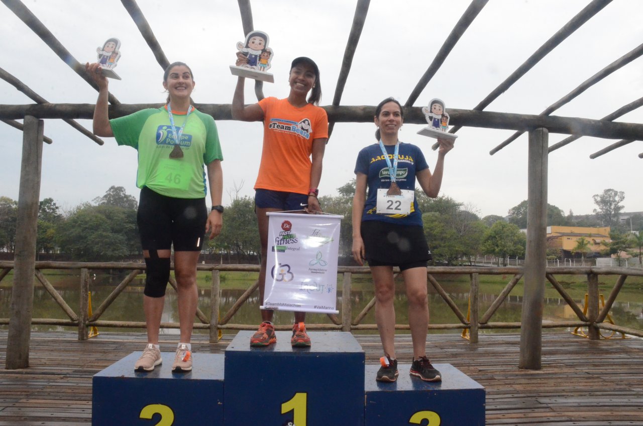 Pdio dos 5K contou com Marina Malachias, no pdio com o trofu de bicampe; Viviane tambm de Jaguarina foi 3