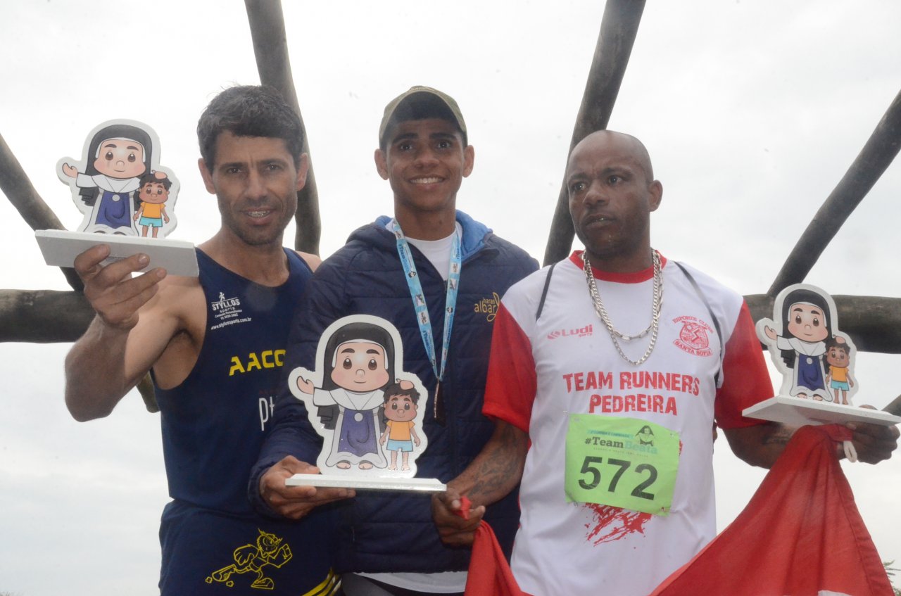 Sebastio Vida de Jaguarina comemorou a conquista do segundo lugar nos 10k