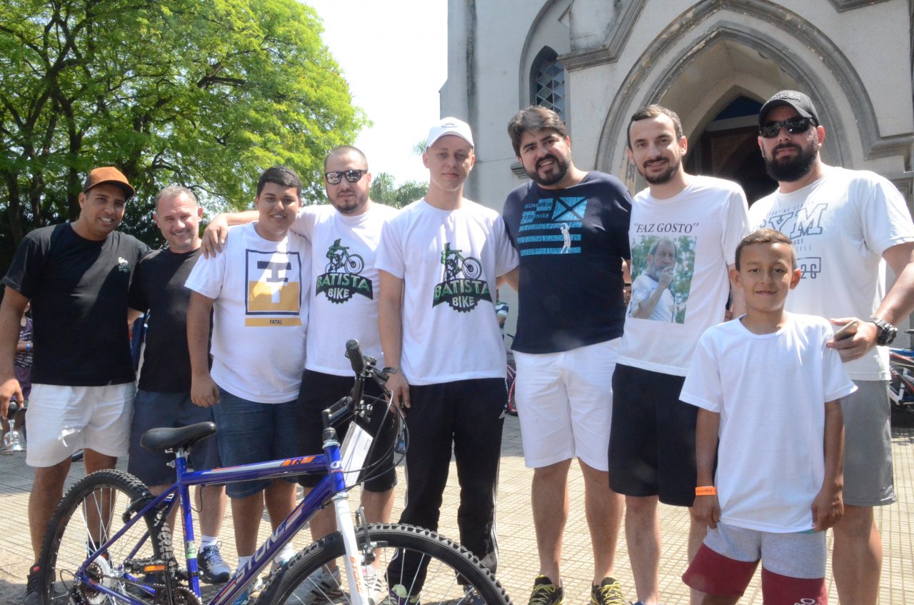 Alan Alexandre foi o segundo sorteado e ganhou uma bicicleta