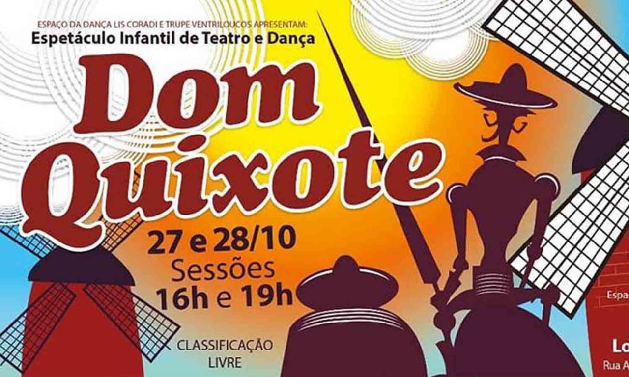 Cartaz destaca informaes do espetculo deste final de semana