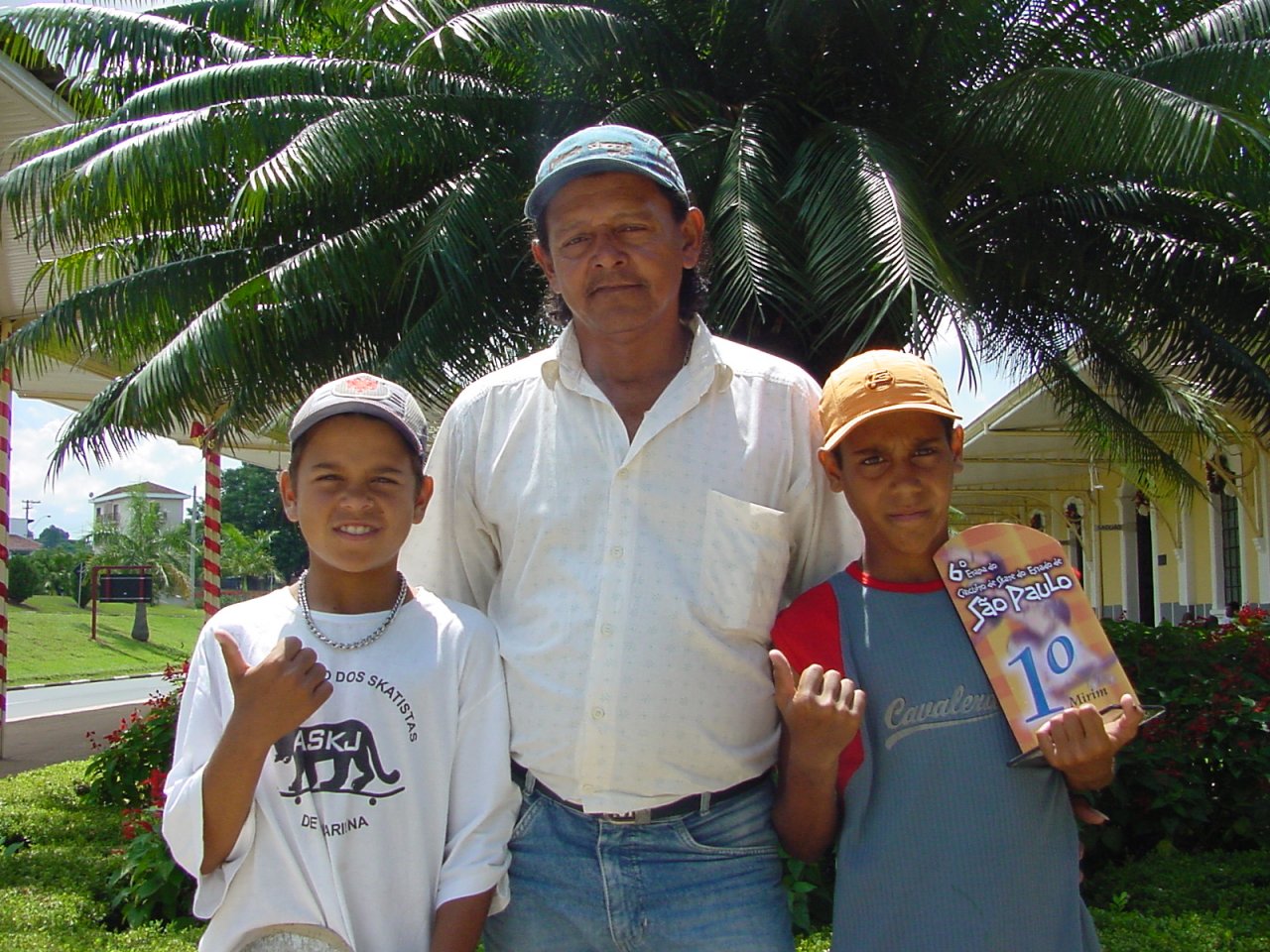 Atleta Medininha, presidente da Associao Antonio e Tiago Lemos