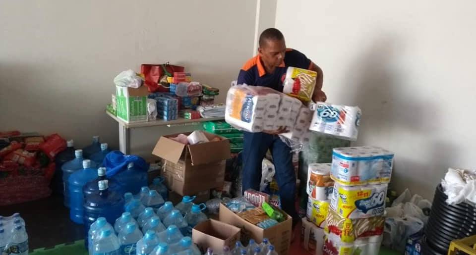 Brumadinho recebe doaes de produtos de todo o Brasil (Foto Defesa Civil de Brumadinho)