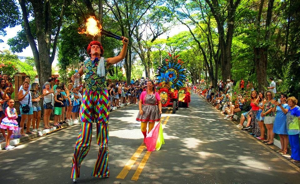 Desfile j se tornou uma tradio em Holambra e na regio.