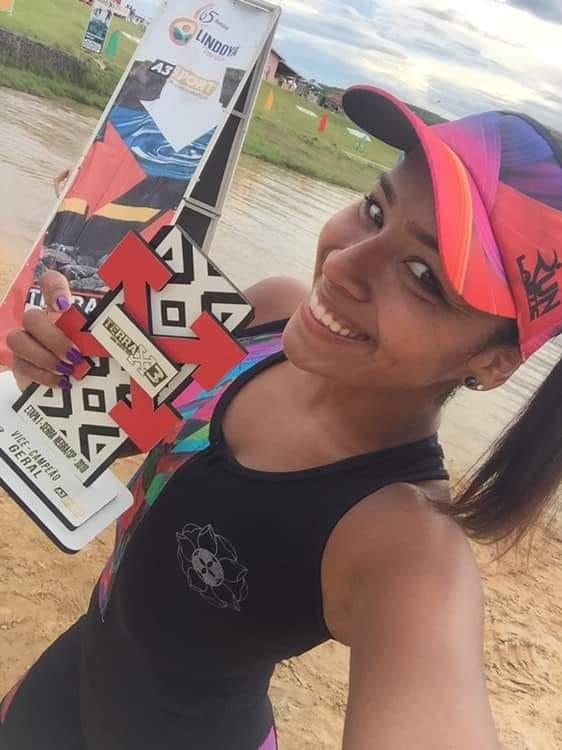 Marina comemora as duas conquistas em provas no final de semana antes do Carnaval