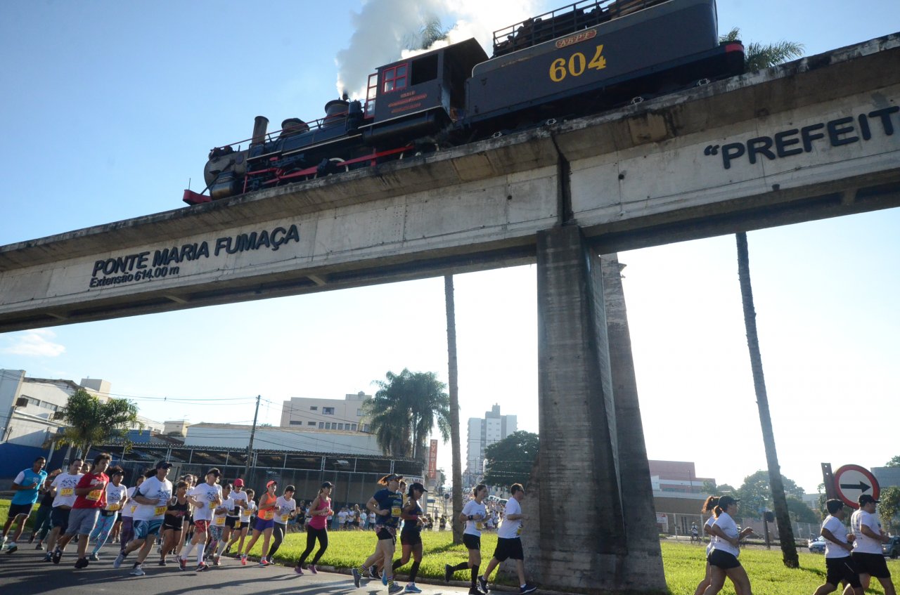 Maria Fumaa foi um dos atrativos da corrida