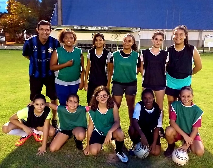 Equipe vem treinando no Centro de Lazer e integra o projeto Campees