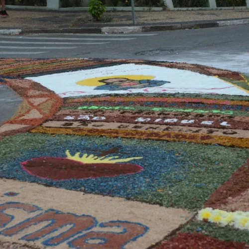 Católicos das três paróquias de Jaguariúna se unem para a celebração de Corpus Christi 