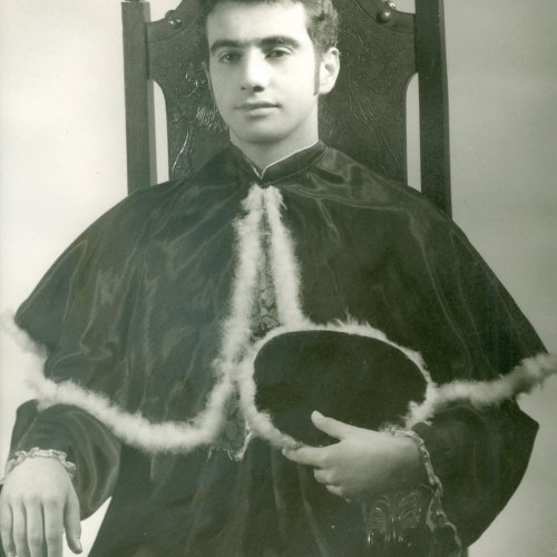 Famlia Pires - Tomaz de Aquino Pires ainda jovem quando estava se formando professor (Acervo Casa da Memria Padre Gomes)