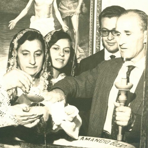 Batizado de Valria, filha do Larcio (Acervo Casa da Memria Padre Gomes) 