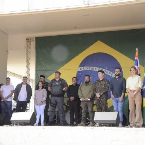 Revolução de 32 - evento cívico no Centro Cultural (Foto Gislaine Mathias) 