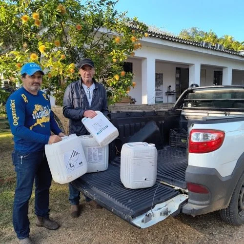 Departamento de Meio Ambiente recolhe embalagens vazias de agrotóxicos 