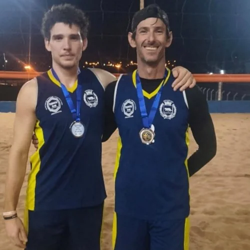 Jaguariunenses são vice-campeões na 1ª etapa da Copa Jaguariúna de Vôlei de Praia 