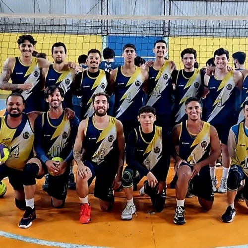 Vôlei masculino de Jaguariúna conquista vitórias no Campeonato da LIVA 