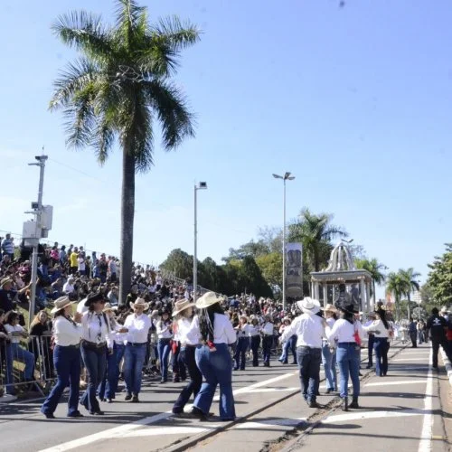 Alunos na Cavalaria Antoniana 