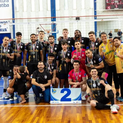Vôlei de Artur Nogueira é medalha de prata nos Jogos Regionais