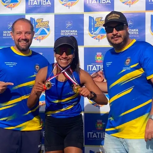 Marina conquista duas medalhas de ouro nos Jogos Regionais