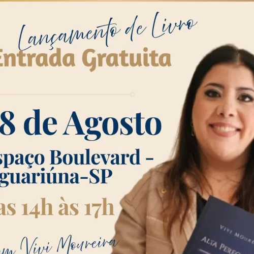 Lançamento do livro Alta Performance com Leveza é neste sábado